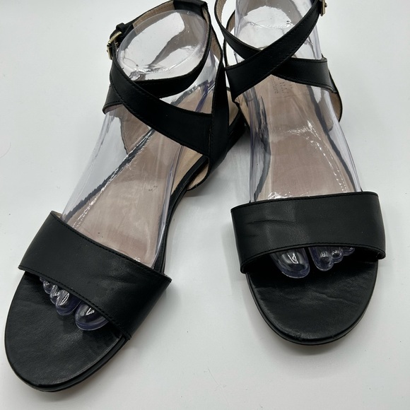Women’s Cole Haan Grand OP Black Flat Sandals Size 9 1/2 B - Picture 3 of 14